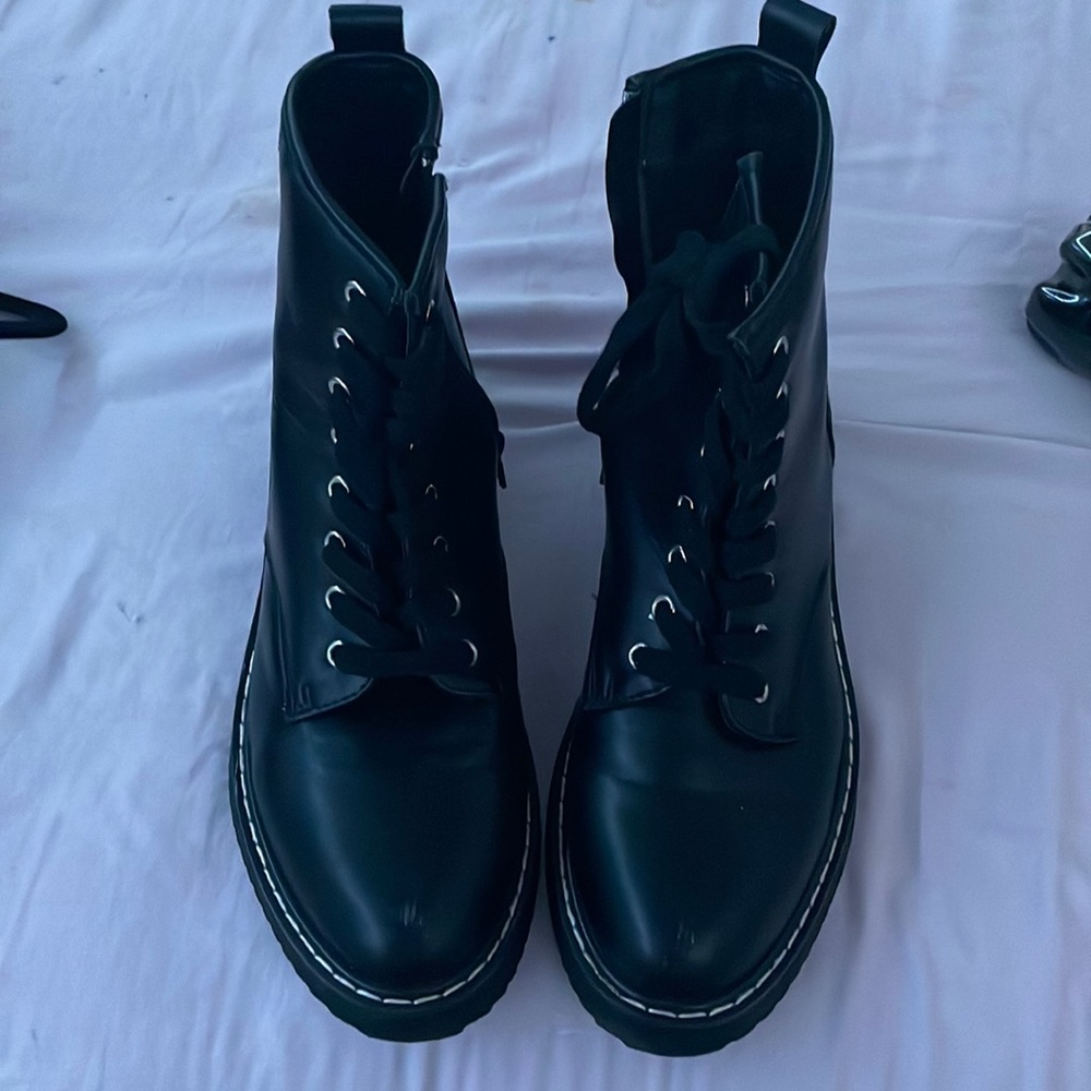 black boots